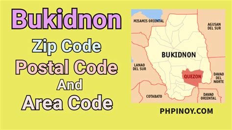 pangantucan bukidnon zip code|Bukidnon ZIP Codes List .